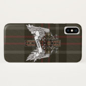 Flynnのタータンチェックの十字 Case-Mate iPhoneケース (裏面(横))