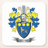 Flynnの紋章付き外衣 スクエアペーパーコースター (正面)