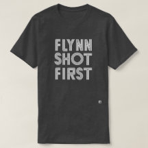 Flynnは最初の白を撃ちました