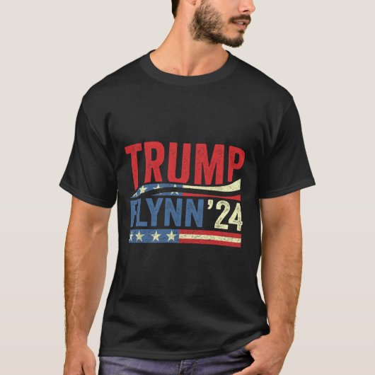 Flynn 2024副社長American Back Men W Tシャツ (正面)