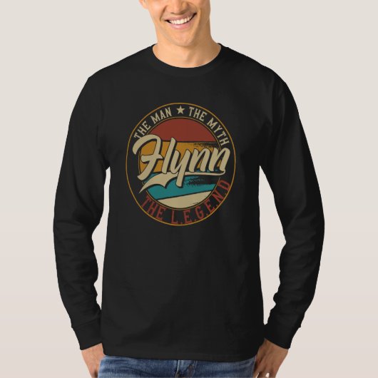 Flynn The man the myth the legend Tシャツ (正面)