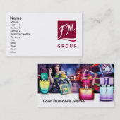 FMのグループの香水 名刺 (正面/裏面)