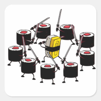 FMカルチャーポップ・アートのが真木さんを殺す スクエアシール