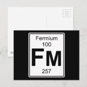Fm – フェルミウム ポストカード (正面/裏面)