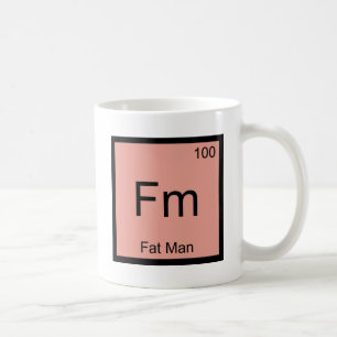 Fm -脂肪質の人化学要素の記号のTシャツ コーヒーマグカップ