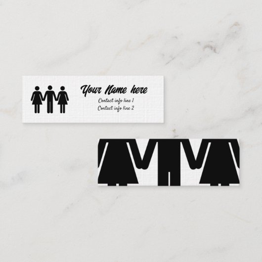 FMF通話カード スキニー名刺 (正面/裏面)