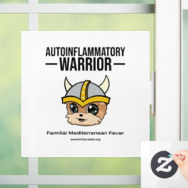 FMF Warrior Windowのステッカー（白い背景あり） ウィンドウサイン