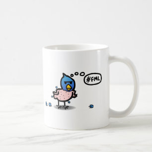 #FMLのTwitterの青の鳥 コーヒーマグカップ