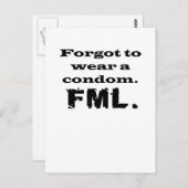 FMLコンドーム ポストカード (正面/裏面)