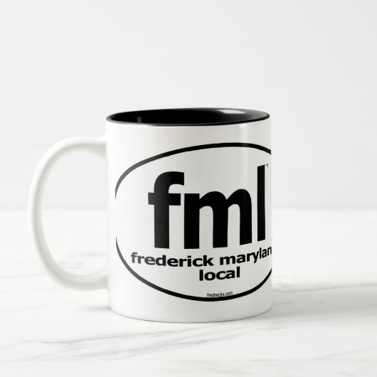 FML Frederickメリーランドの支部のマグ ツートーンマグカップ (左)