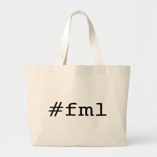 FML (hashtag) ラージトートバッグ