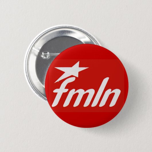 FMLN 缶バッジ (正面&裏面)