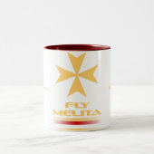 FMSのはえのMelita 2の調子のマグ ツートーンマグカップ (中央)