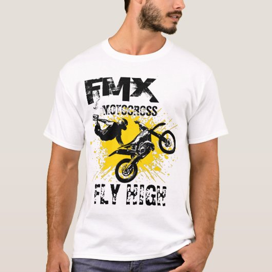 FMXモトクロスフライハイ Tシャツ (正面)