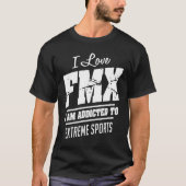 FMXモトクロスTシャツスポーツギフト Tシャツ (正面)