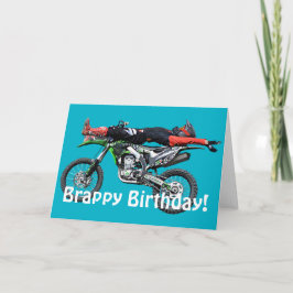 FMX -フリースタイルの空気のモトクロスの発育阻害III カード