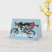 FMX – フリースタイルエアモトクロススタントIII カード (黄色い花)