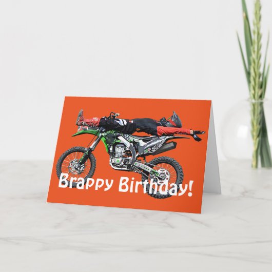 FMX – フリースタイルエアモトクロススタントIII カード (正面)