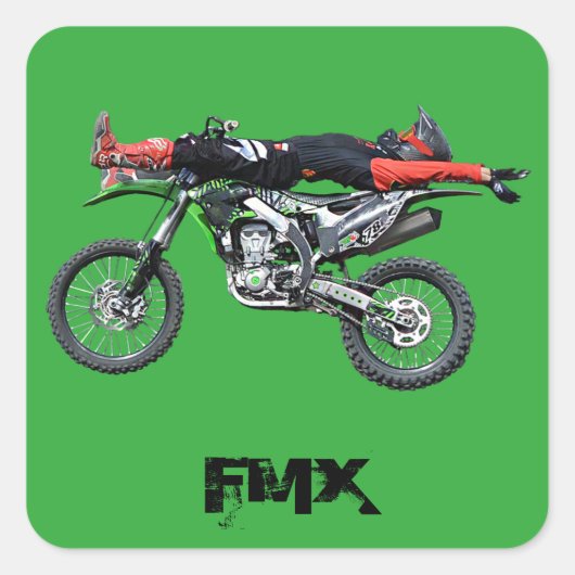 FMX – フリースタイルエアモトクロススタントIII スクエアシール (正面)