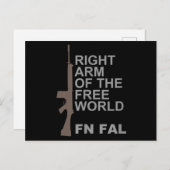 FN FAL Right arm of the free world ポストカード (正面/裏面)