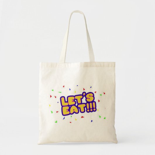 FNaF Let’s Eat! Tote Bag – Chica-Inspired  トートバッグ (正面)
