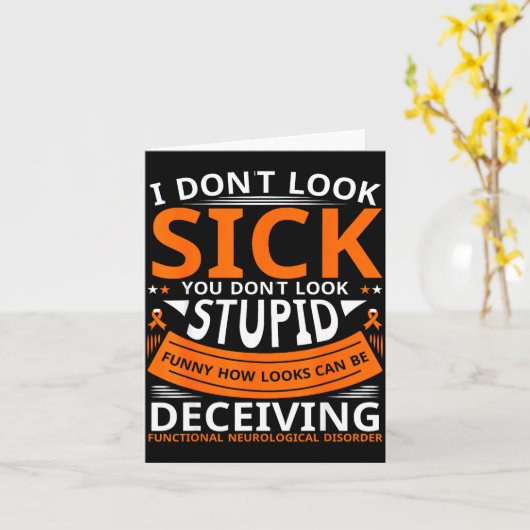 Fnd Functional Neurological Disorder Apparel I Don カード (黄色い花)