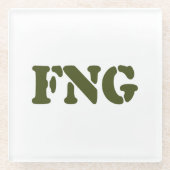 FNG ガラスコースター (正面)