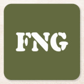 FNG スクエアペーパーコースター (正面)