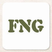 FNG スクエアペーパーコースター (正面)