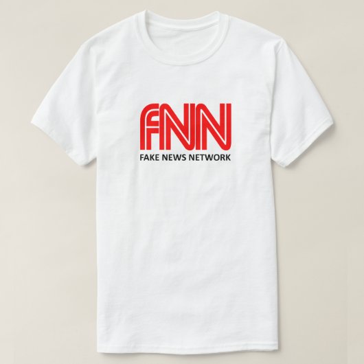 FNN偽ニュースネットワーク Tシャツ (デザイン正面)
