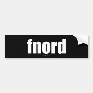 Fnord バンパーステッカー