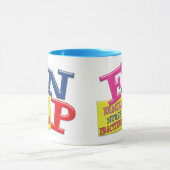 FNPのお洒落な略称家族のナースの従業者 マグカップ (中央)