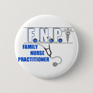 FNPのロゴの聴診器家族のナースの従業者 缶バッジ