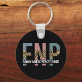 FNPファミリーナースプラクティショナチーズプリント キーホルダー (正面)