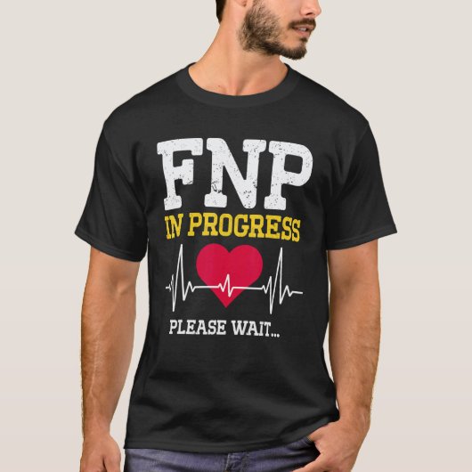 FNP認定看護師養成中 ナース Tシャツ (正面)