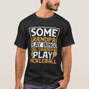 Foのおもしろいグランパ・ピックボール用ピックボール・アパレル Tシャツ