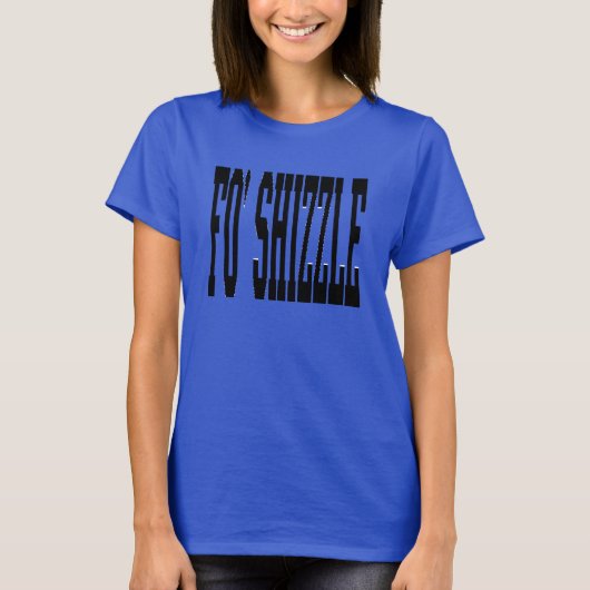 foのshizzle (blk) tシャツ (正面)