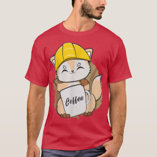 Fo Drinks Coffee For Coffee Lover And Construction Tシャツ