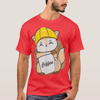 Fo Drinks Coffee For Coffee Lover And Construction Tシャツ