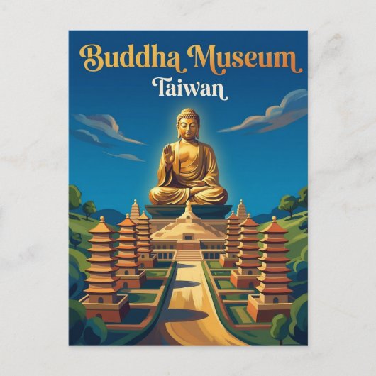 Fo Guang Shan Buddha Museum Taiwan ポストカード (正面)