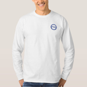 FOAのロゴの長い袖のティー Tシャツ