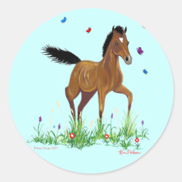 FoalとChoursのシール ラウンドシール