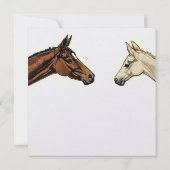 "Foal Friends" Esorada製カード 招待状 (裏面)