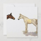 "Foal Friends" Esorada製カード 招待状 (正面)