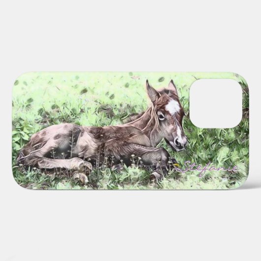foal iPhone 12ケースのレイアウト Case-Mate iPhoneケース (裏面 (横))