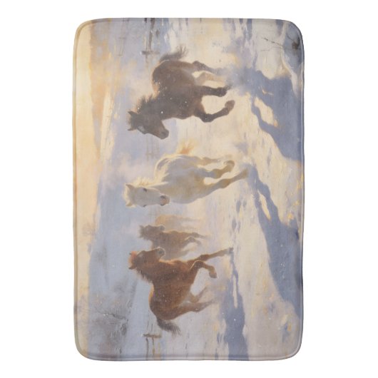 Foals at Play バスマット (正面縦)