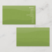 Foamgreenの波-ビジネス 名刺 (正面/裏面)