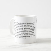 FOBのイナゴのマグ コーヒーマグカップ (正面左)