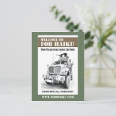 FOB俳句ブックカバーポストカード ポストカード (スタンド正面)