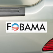FOBAMA バンパーステッカー (車上)